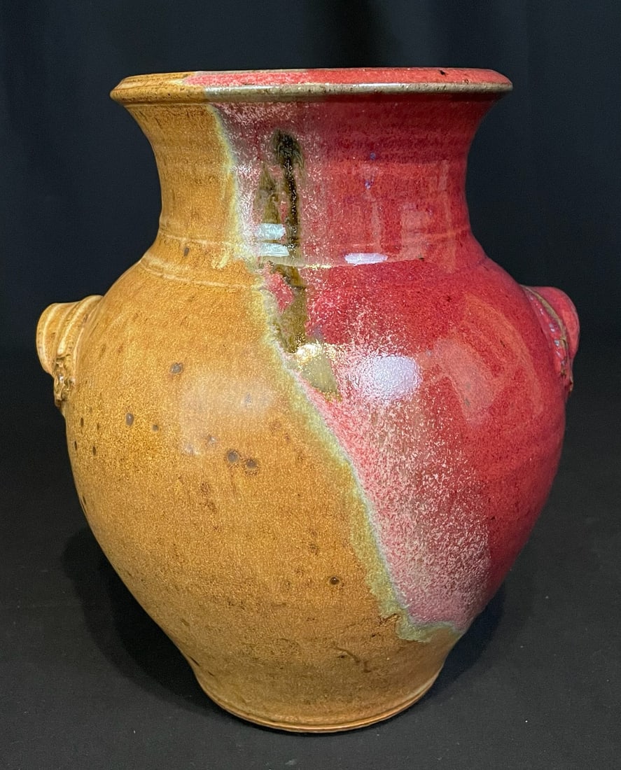 Lathrop, Greg, stoneware, large jar (1 of 7)
