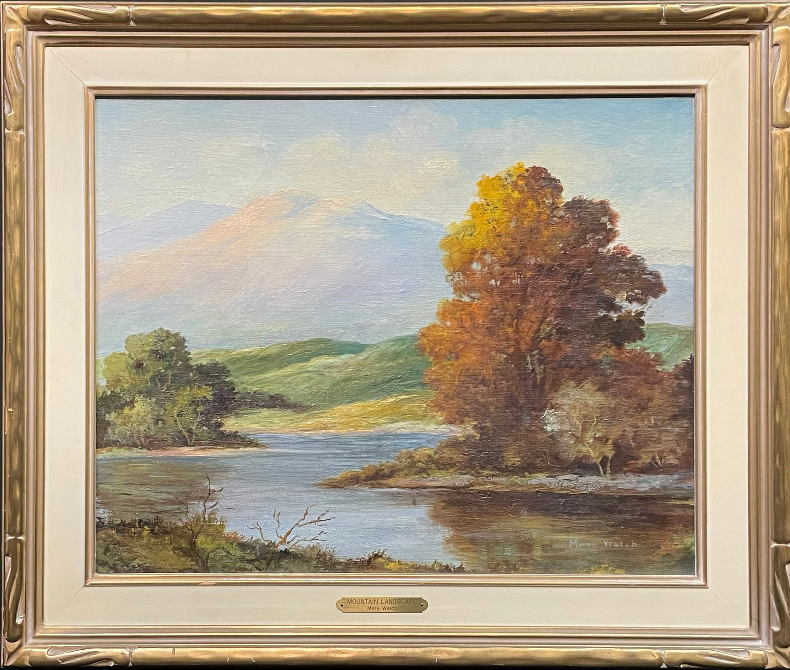 Welsh, Mary (1875-1967) oil on canvas, Mountain Landscape (1 of 5)