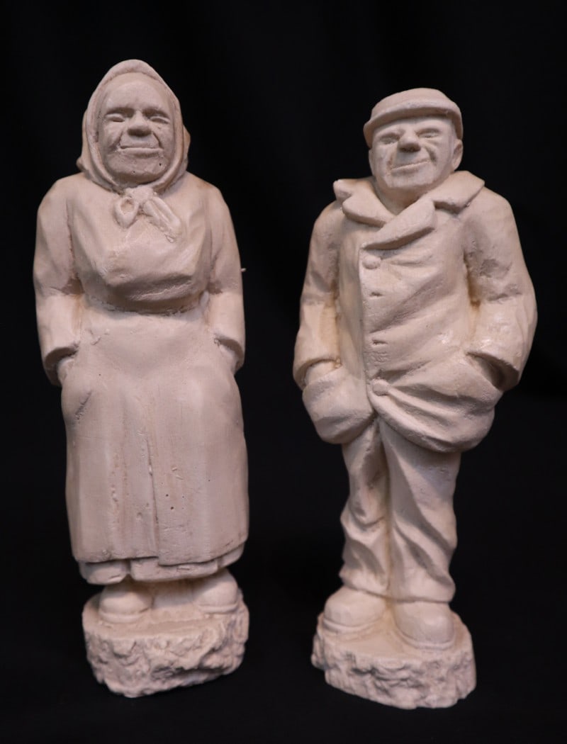 Pearson, Anton (1892-1967) plaster, Old Couple (1 of 6)