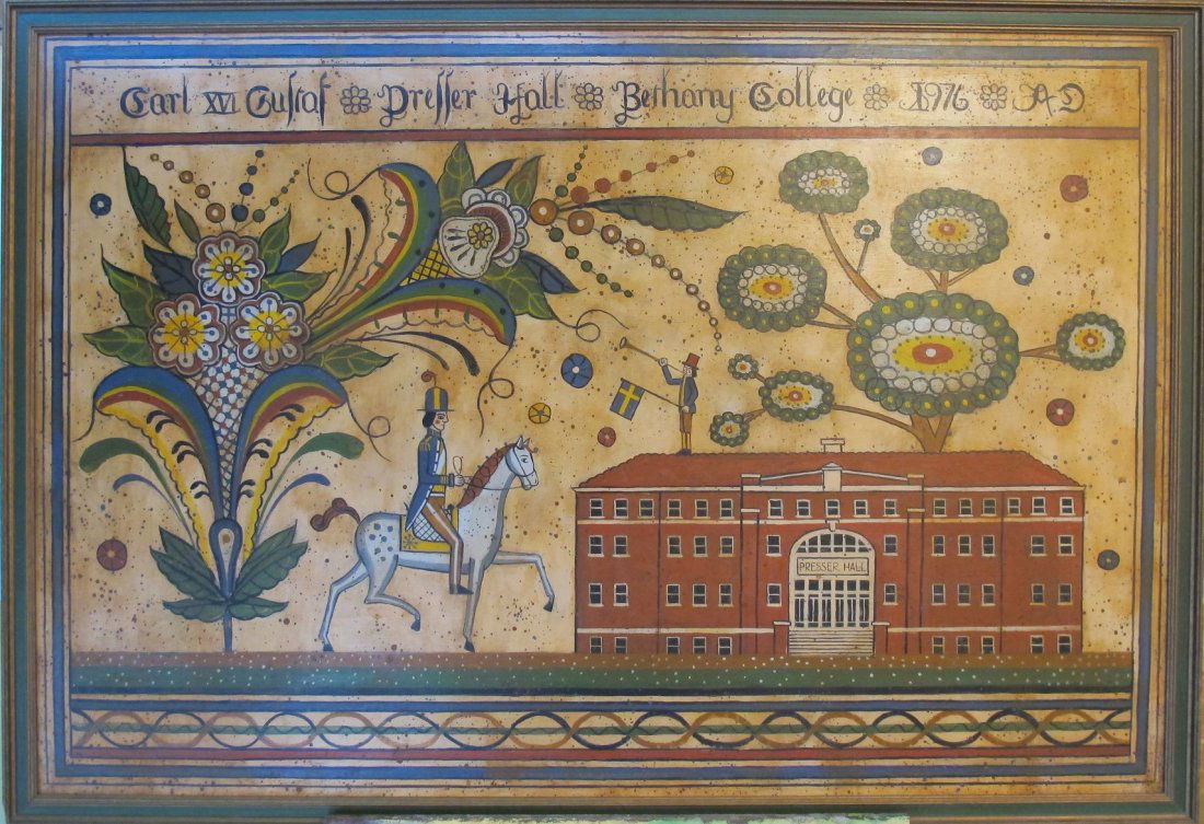 Carl Gustuv...: Walker, Bob, "Carl Gustuv...", acrylic on board, 24 x 36,