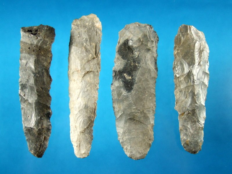 Group Of Kansas Flint Hills Flint  Knives (1 of 2)