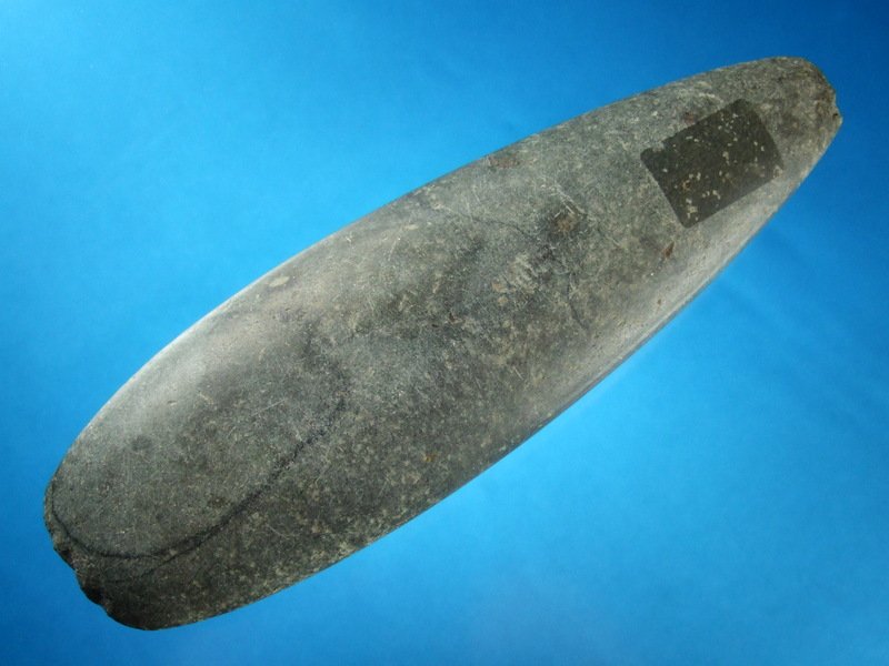 10 1/4" Polished Greenstone Celt West Kentucky (1 of 2)