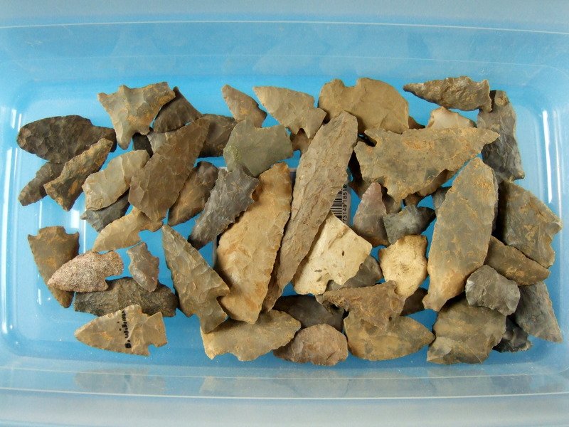 Lot of West Kentucky Flints.  Largest: 4 7/16" (1 of 2)