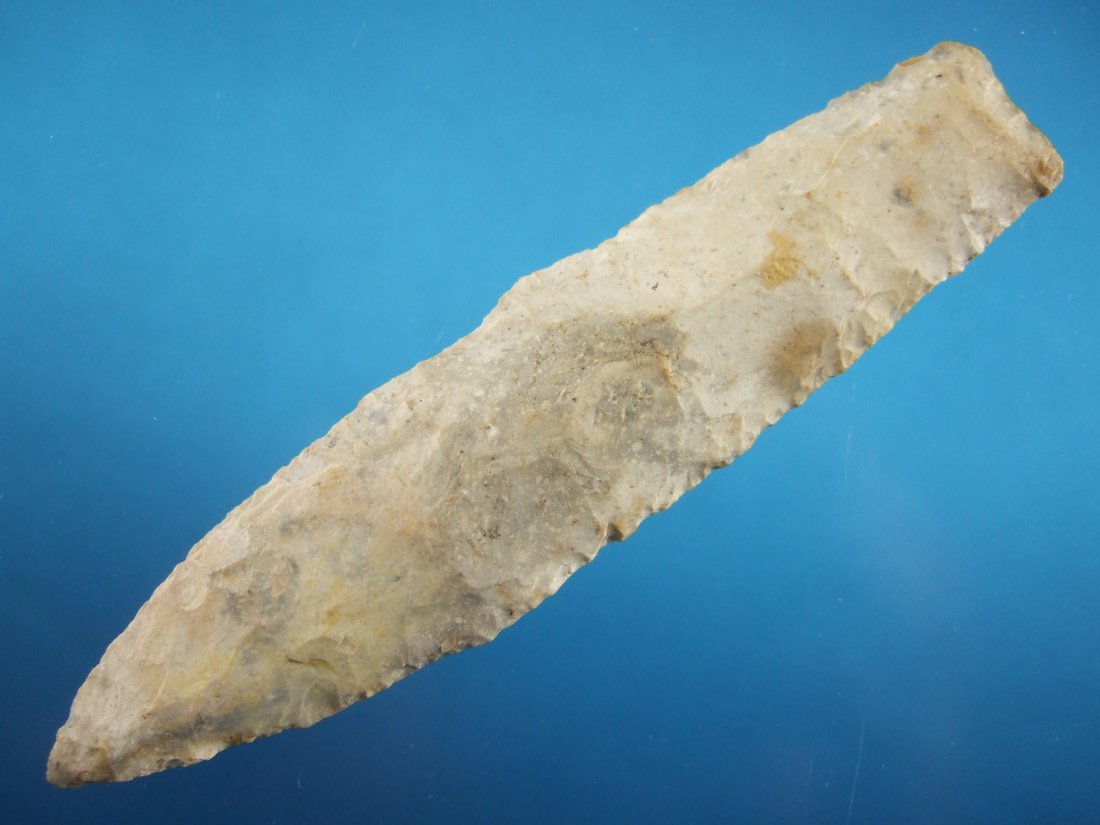 Fine 4 13/16'' Agate Basin Paleo Kansas River KS (1 of 2)