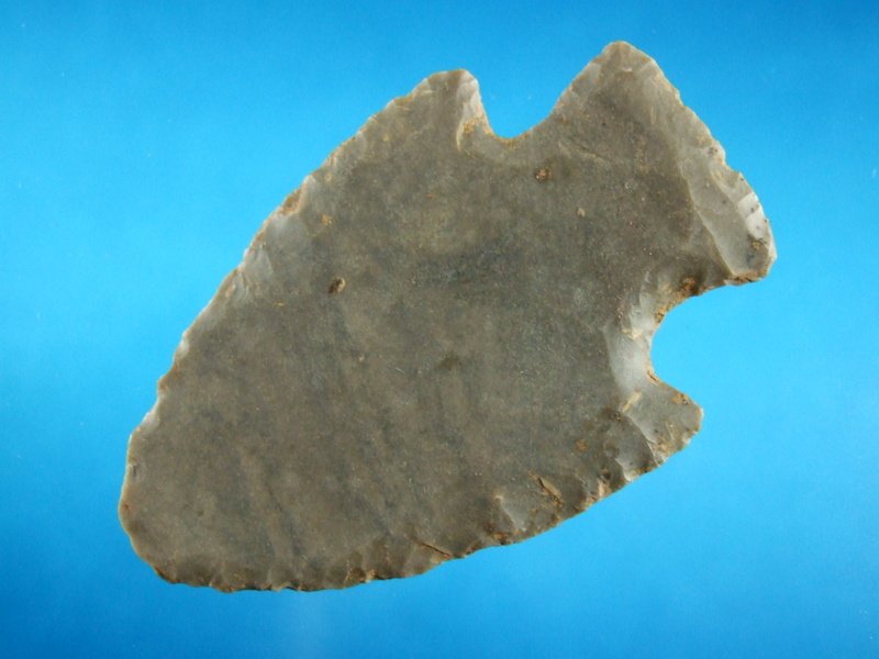 2 9/16" Hopewell Rare Flat Sided West KY: 2 9/16" Hopewell Rare Flat Sided West KY Hornstone Flint.
