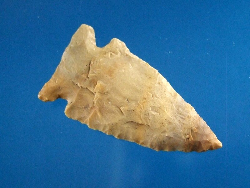 2" Jasper Flint Archaic Side Notched Point West KY (1 of 2)