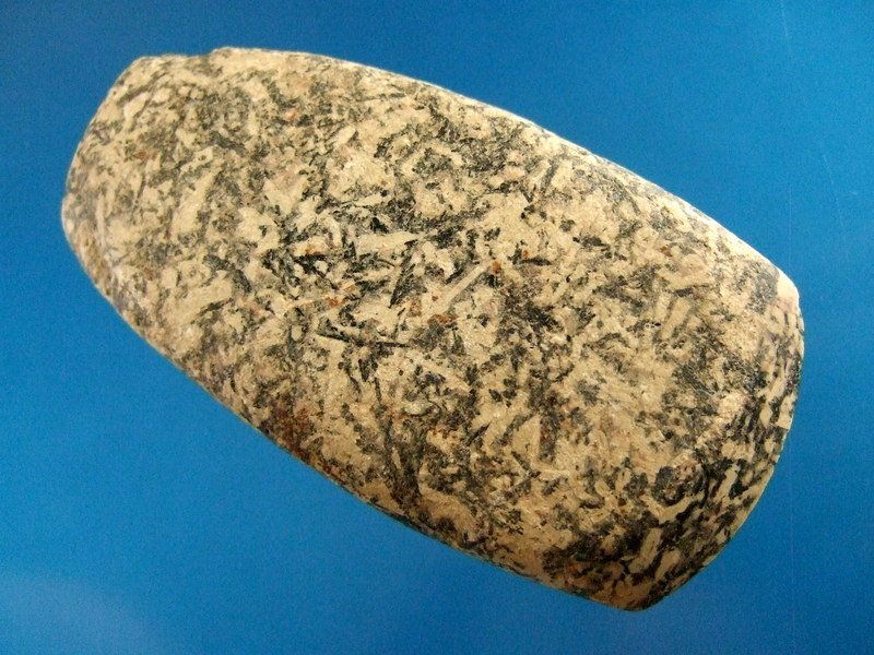 3 3/8" Adena Celt Colorful Blk & Wht Hardstone West (1 of 2)