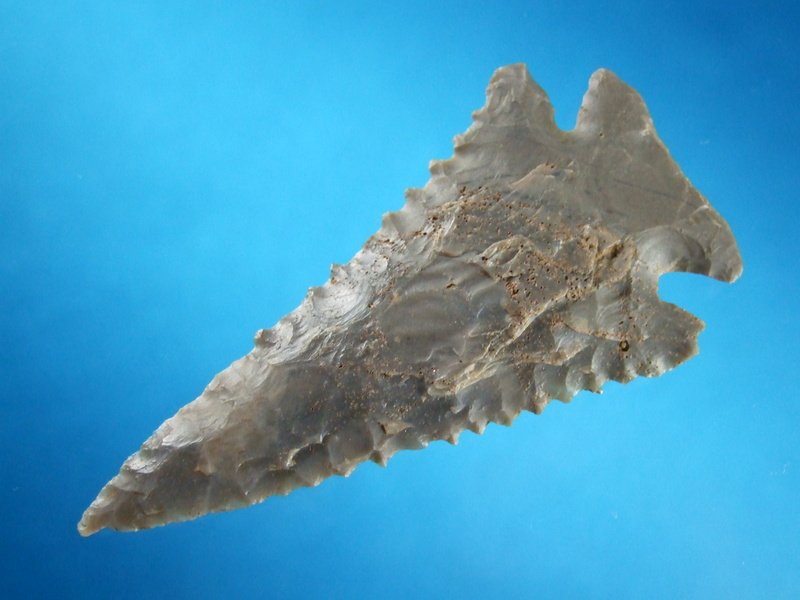 3 3/16" Serrated Pinetree Corner Notched Point (1 of 2)