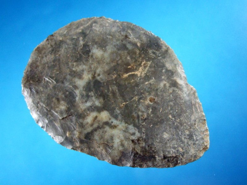 3 1/2" Very Colorful Adena Blade Kansas Flint (1 of 2)