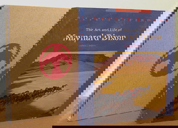 Desert Dreams. Maynard Dixon. Hagerty. Signed.: [DIXON, Maynard] HAGERTY, Donald J. Desert Dreams: The Art and Life of Maynard Dixon. 272 pp.; 4to; cloth in purple dust jacket; color reproductions throughout. Layton, UT: Gibbs Smith, 1993. No. 99 o