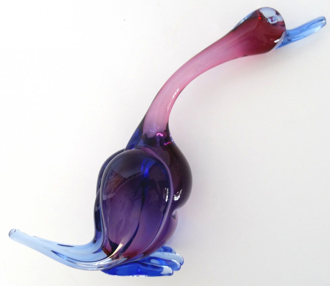 Murano Blown Glass Bird Figure (1 of 6)