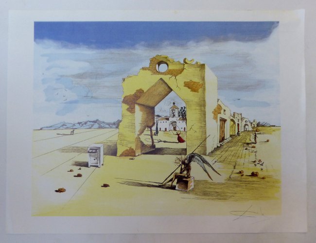 Salvador Dali Surrealist Lithograph Signed (1 of 5)