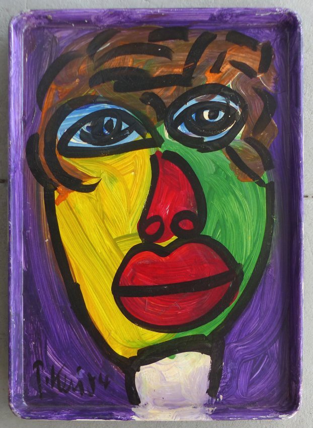 Peter Robert Keil Abstract Expressionist Painting '84 (1 of 5)