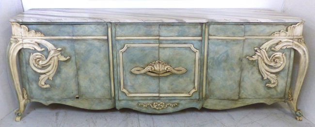 Fine Quality Faux-Painted Buffet Karges Style (1 of 8)