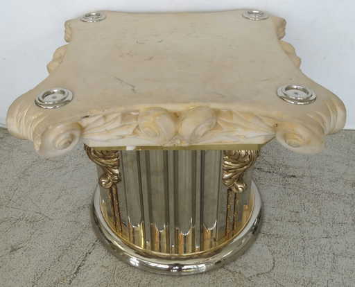 Corinthian Column Capital Table Base W Chrome