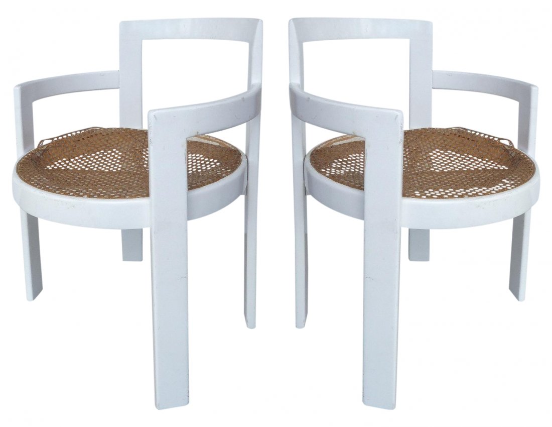 Mid Century Lacquered Bentwood Chairs - A Pair (1 of 7)