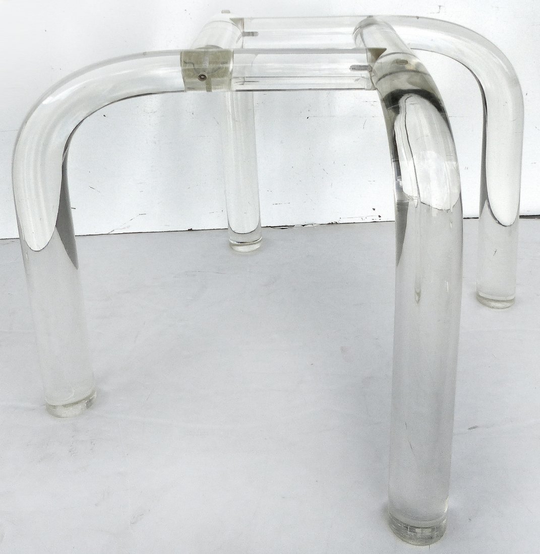 Springer style Midcentury Lucite Table Base Extra Thick (1 of 5)