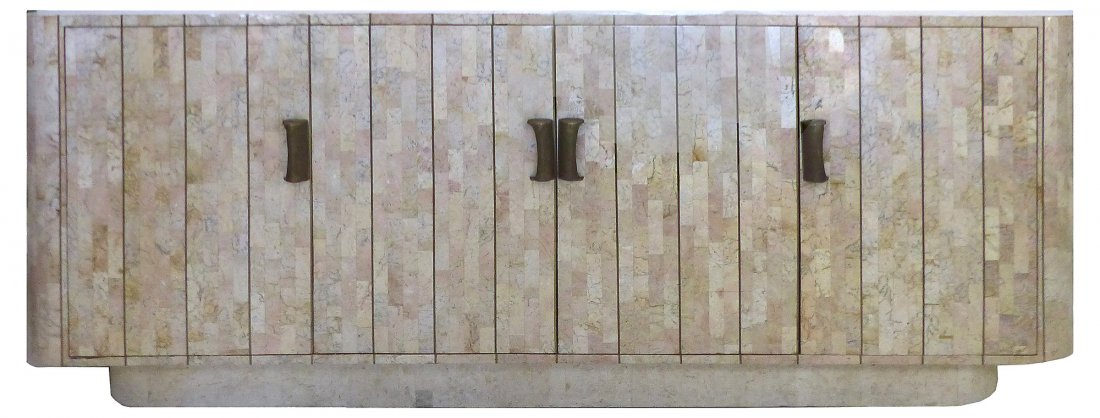 Casa Bique Tessellated Stone Credenza (1 of 10)
