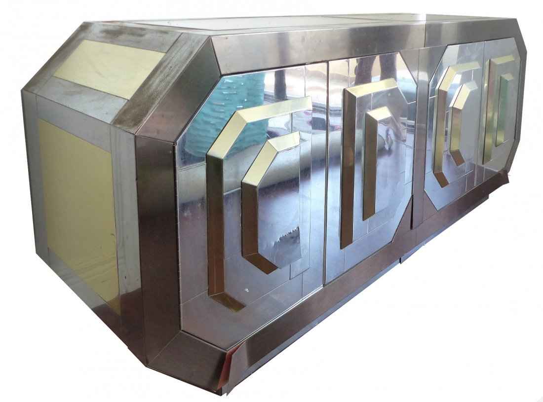 Paul Evans  Attributed Mid-century Modern Metal Buffet (1 of 6)