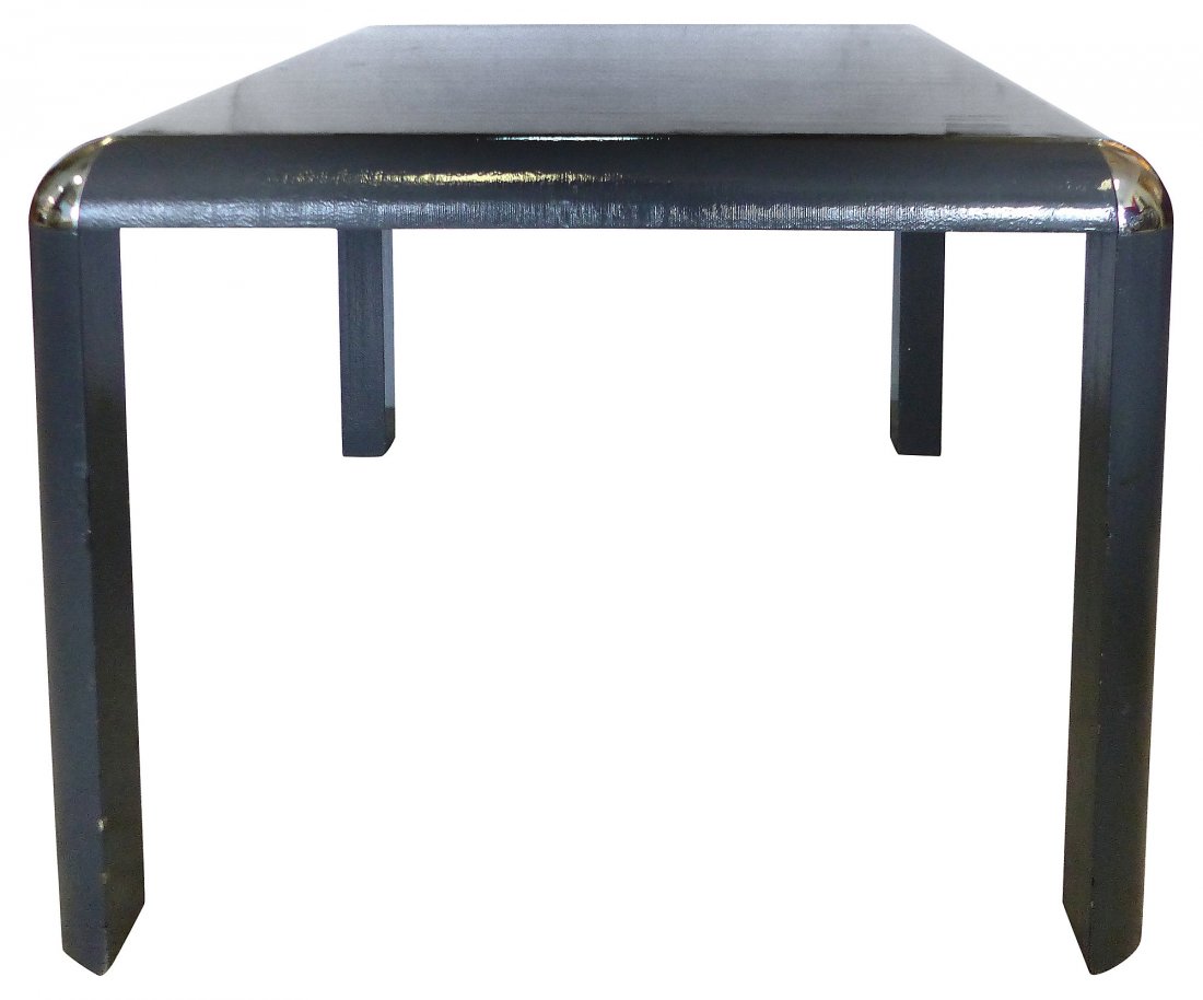 Lacquered Linen Table Attr. to Springer (1 of 7)