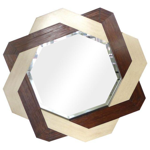 Interlocking Two-Tone Mirror (1 of 6)