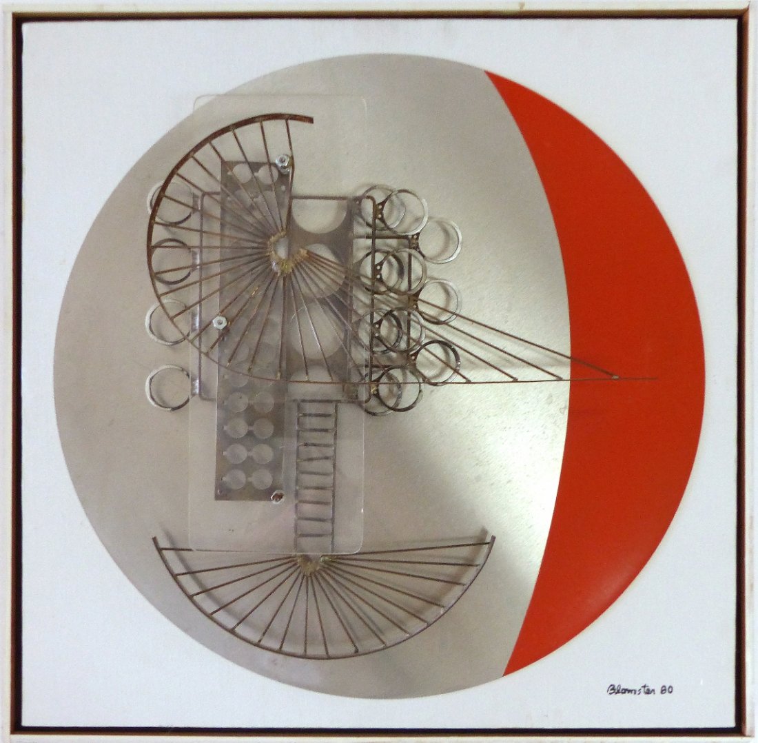 1980s Assemblage Wall Sculpture by Blomster (1 of 8)