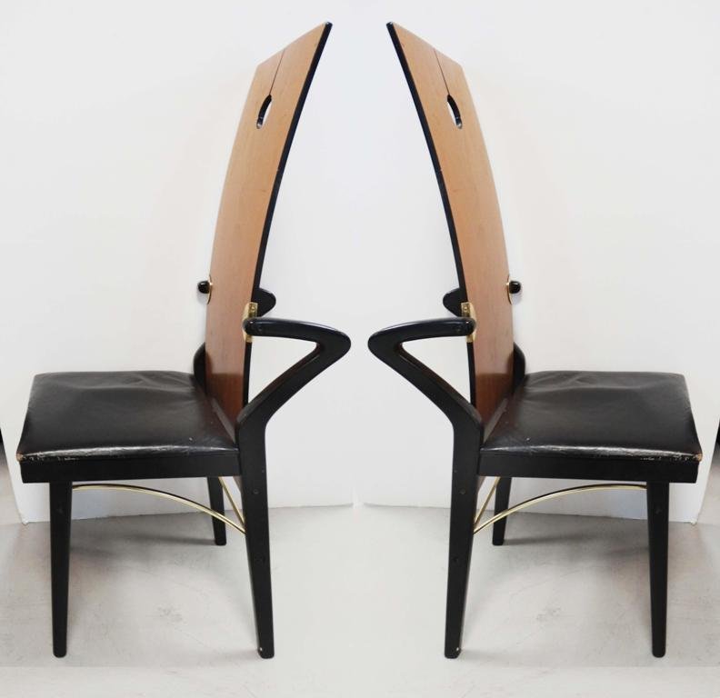 Signed Art Deco Pierre Cardin Chairs (1 of 9)