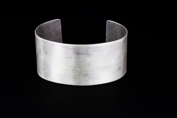 No Reserve - Sterling silver unisex bangle (1 of 5)