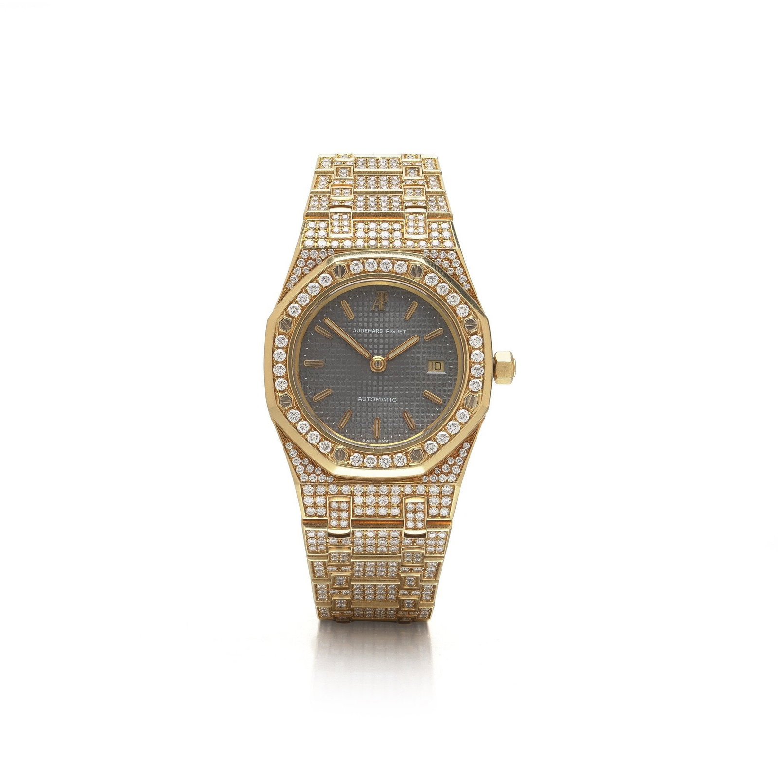 Audemars Piguet Royal Oak Ladies Diamond 18KT Gold Automatic Watch (1 of 10)