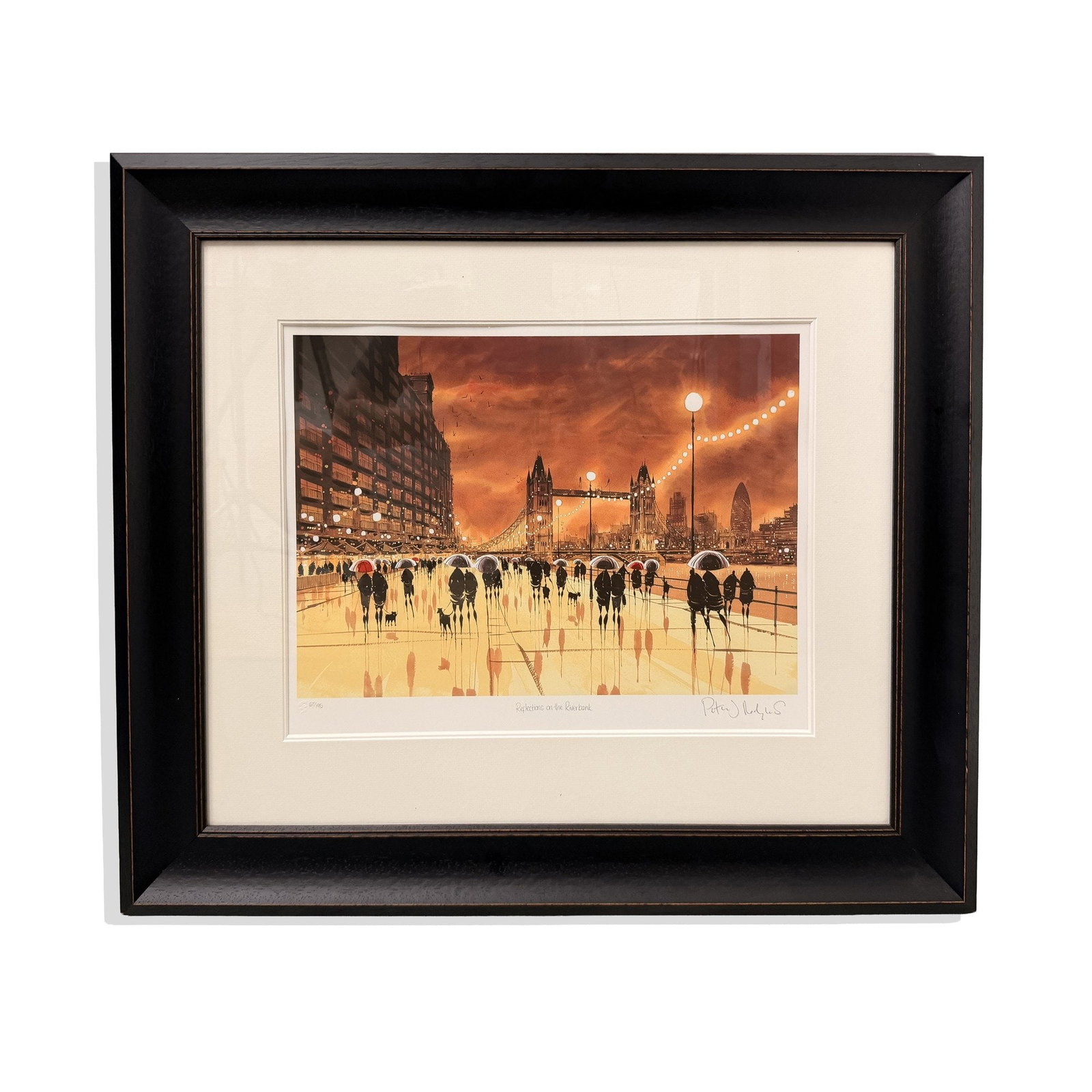 Peter J Rodgers 'Reflections on the Riverbank' Signed Limited Edition Print 67/195 (1 of 17)