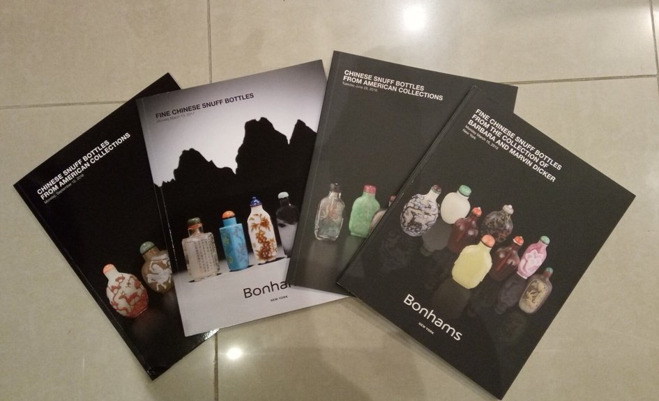 $1 Four snuff bottle catalogue from Bonhams (1 of 2)