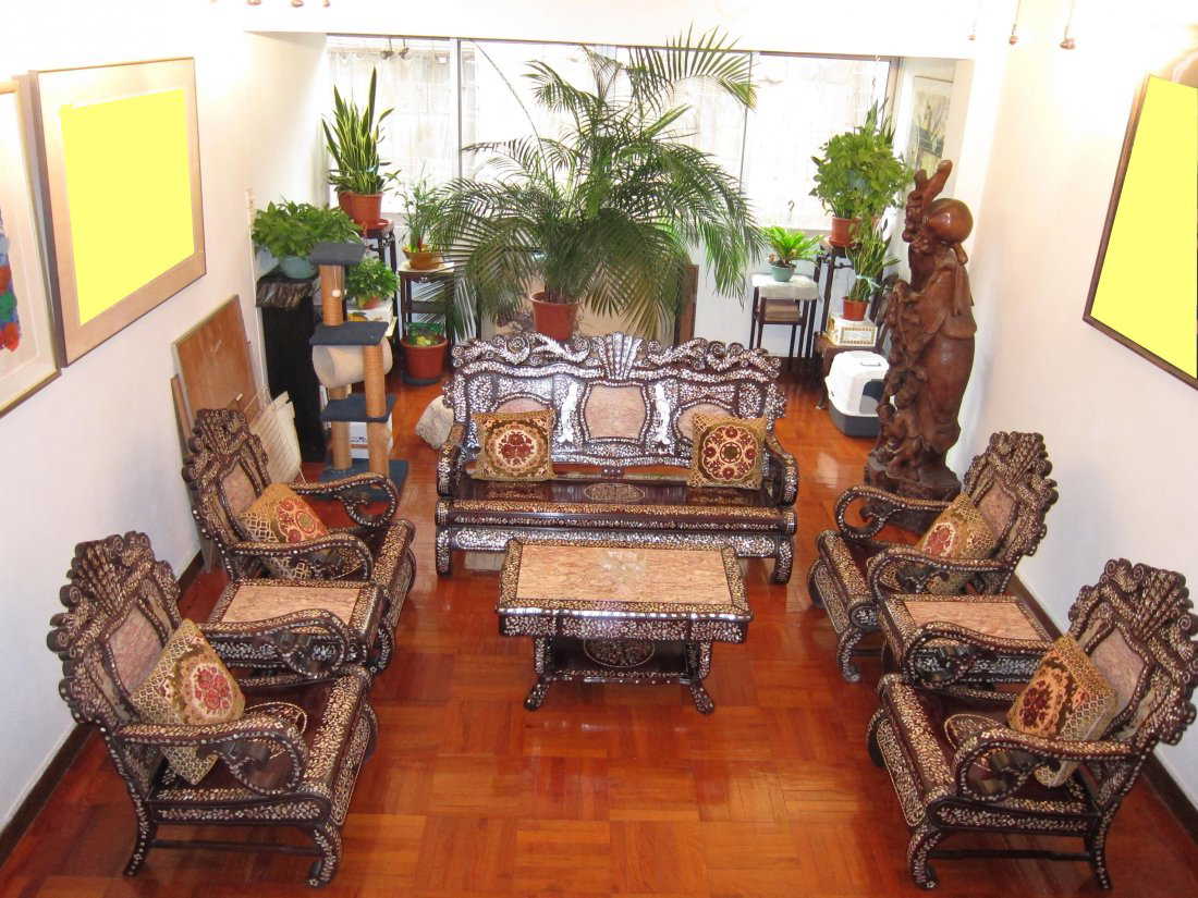 rosewood living room set