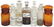 Drug store apothecary jars (11), 2 dark amber jars