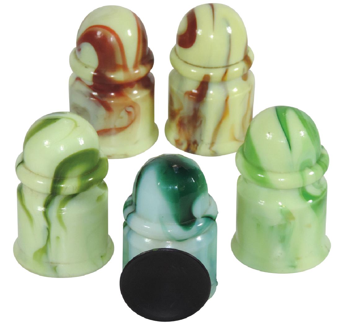 Automotive ashtrays (5), HouzeX slag glass, (1 of 1)