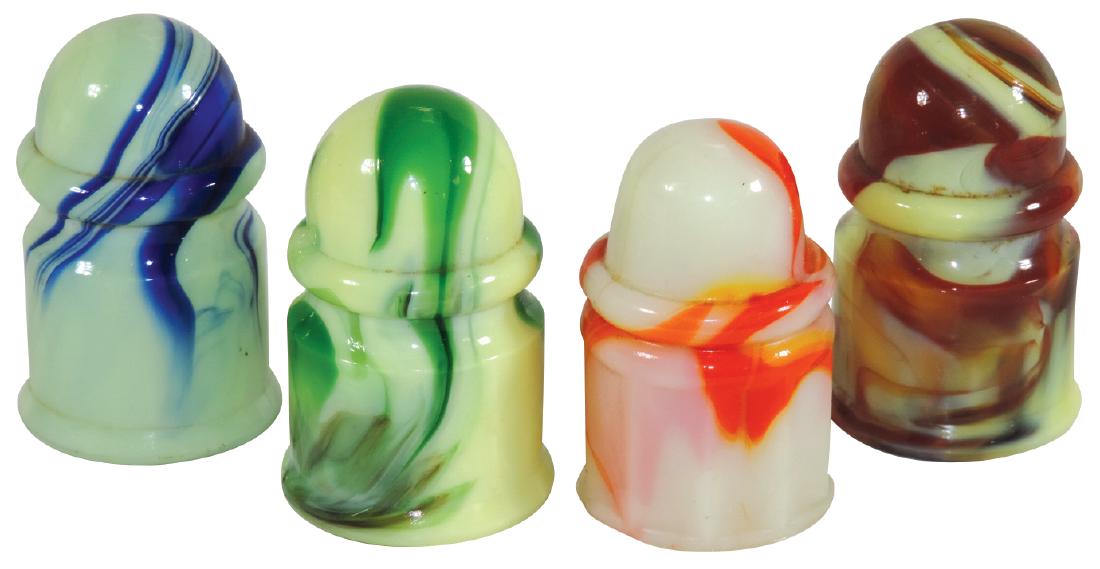 Automotive ashtrays (4), HouzeX slag glass, (1 of 1)