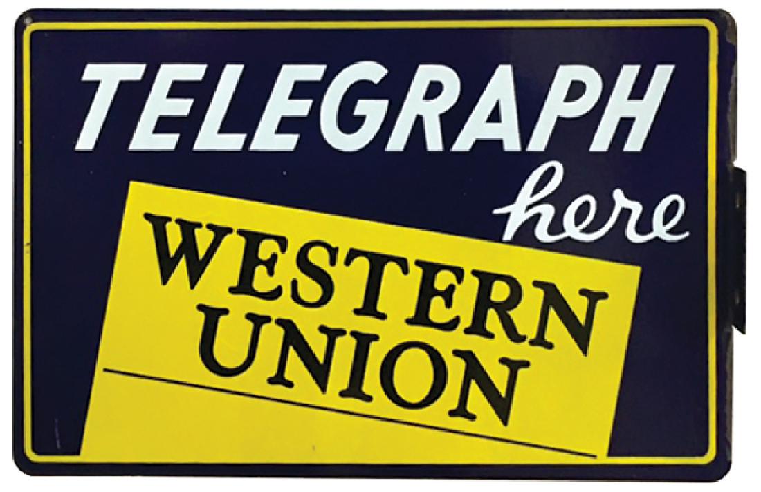 Western Union Telegraph here, DSP flange, Exc cond, (1 of 1)