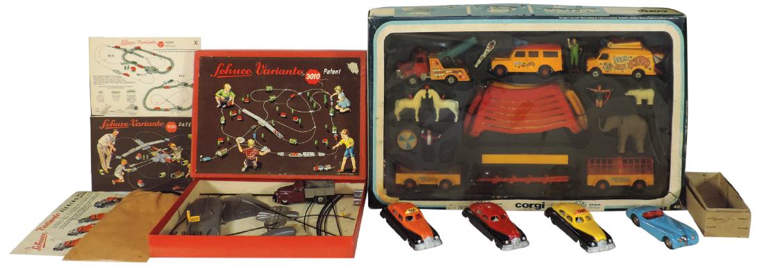 Toys, Corgi Circus Set, Exc cond, 21.5"W x 13.5"D, (1 of 1)