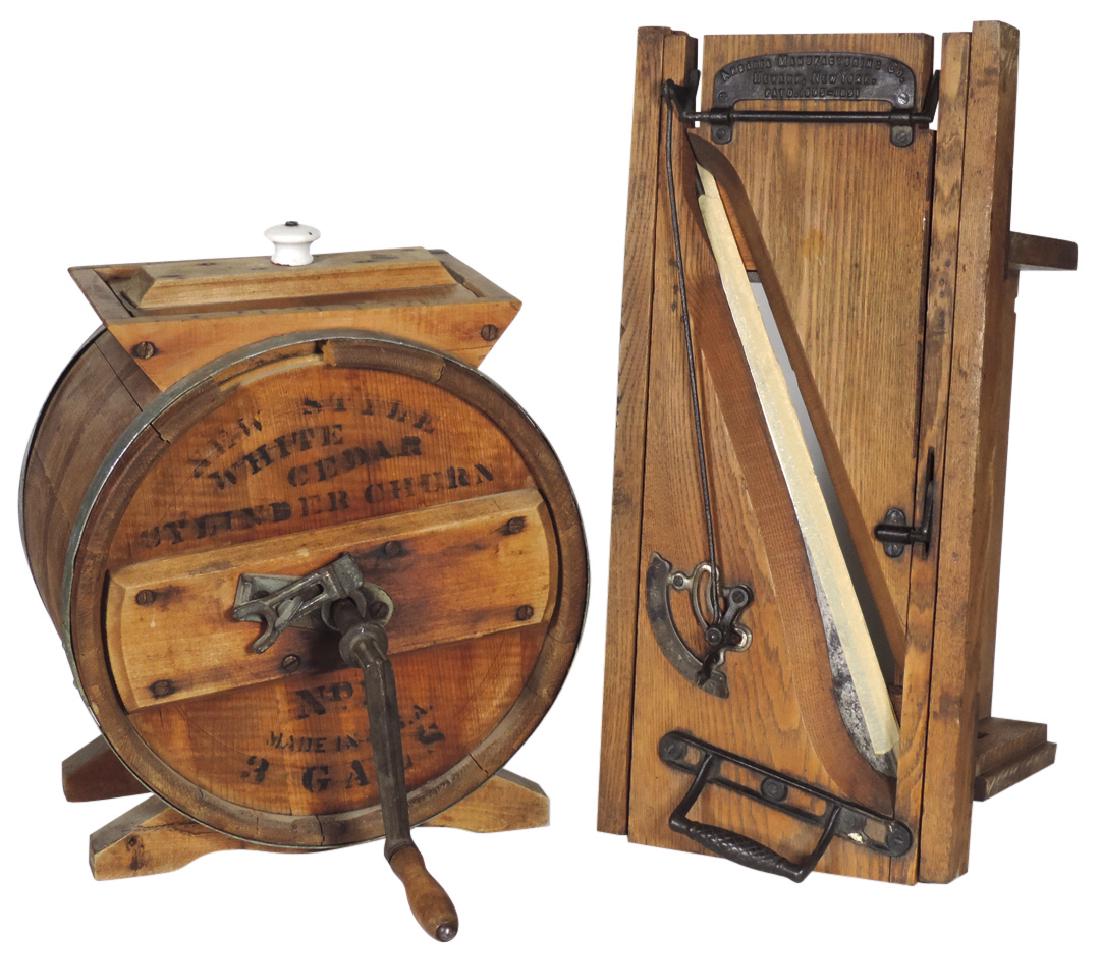 Primitives (2), White Cedar 3-gal butter churn #1, wood (1 of 1)