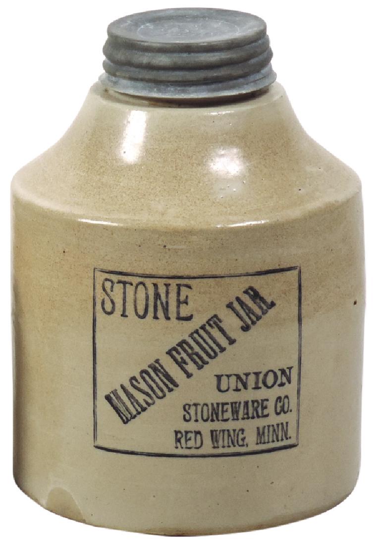 Stoneware, Red Wing Stone Mason fruit jar, Union (1 of 1)