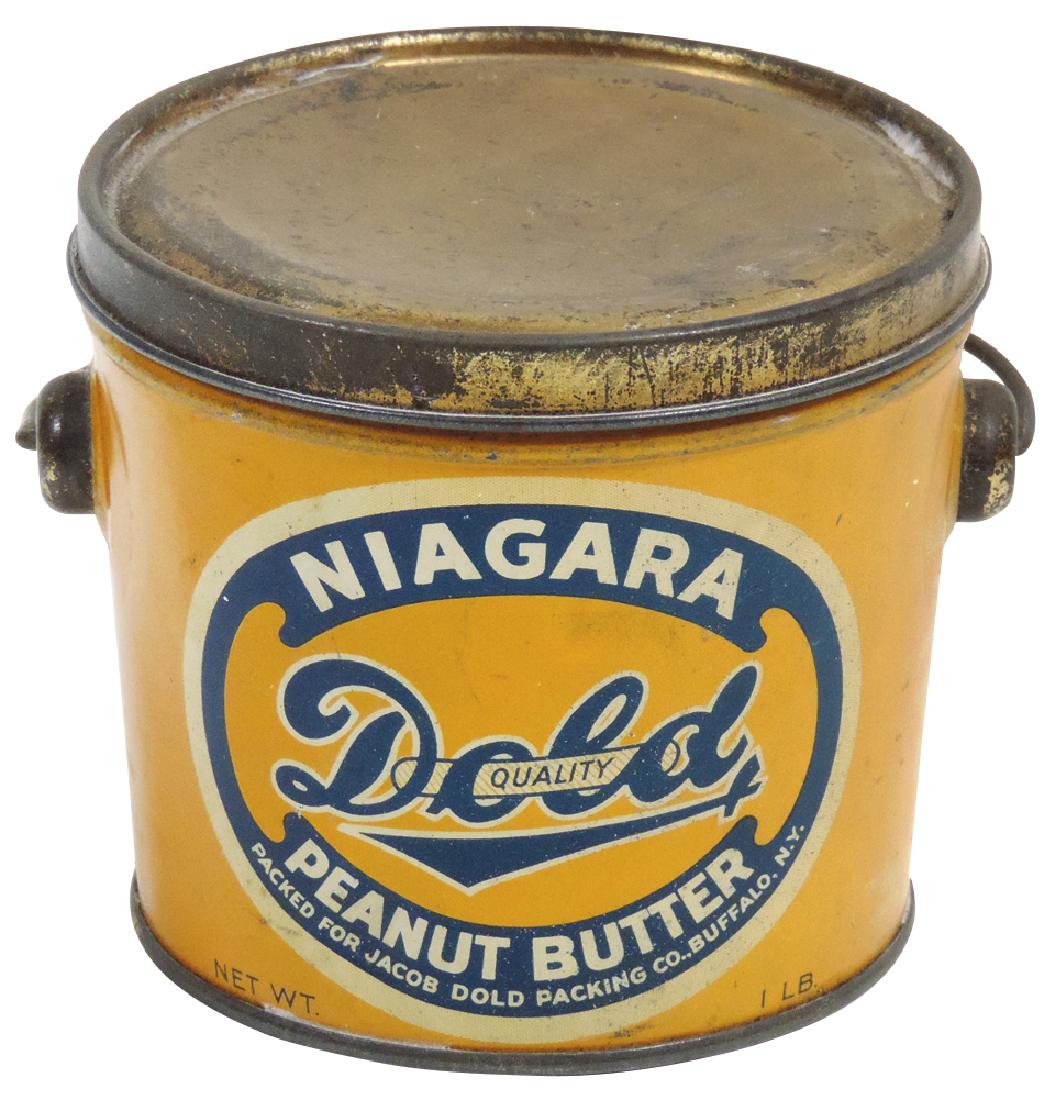 Peanut Butter pail, Niagara Brand 1-lb. tin, Exc cond, (1 of 1)