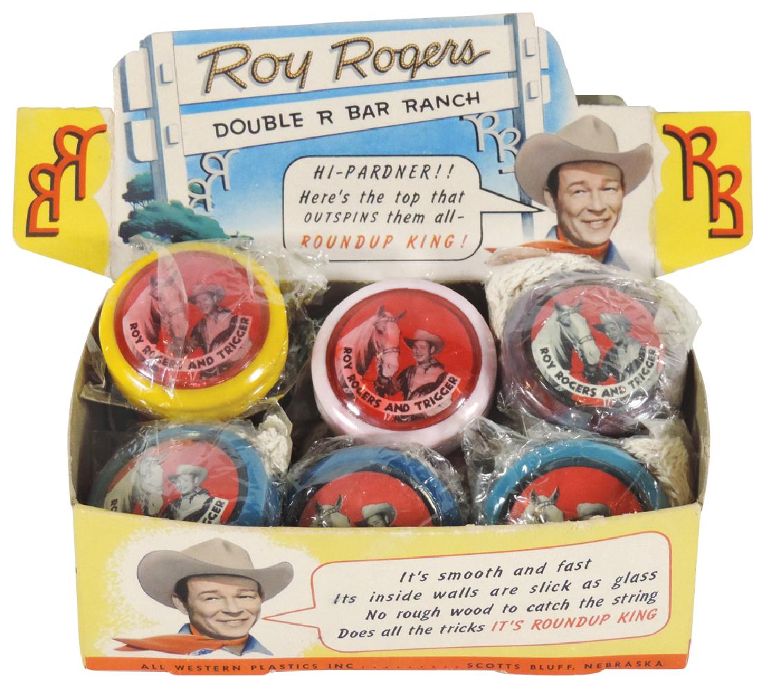 Roy Rogers Roundup King Yo-Yo's in orig packaging & (1 of 2)