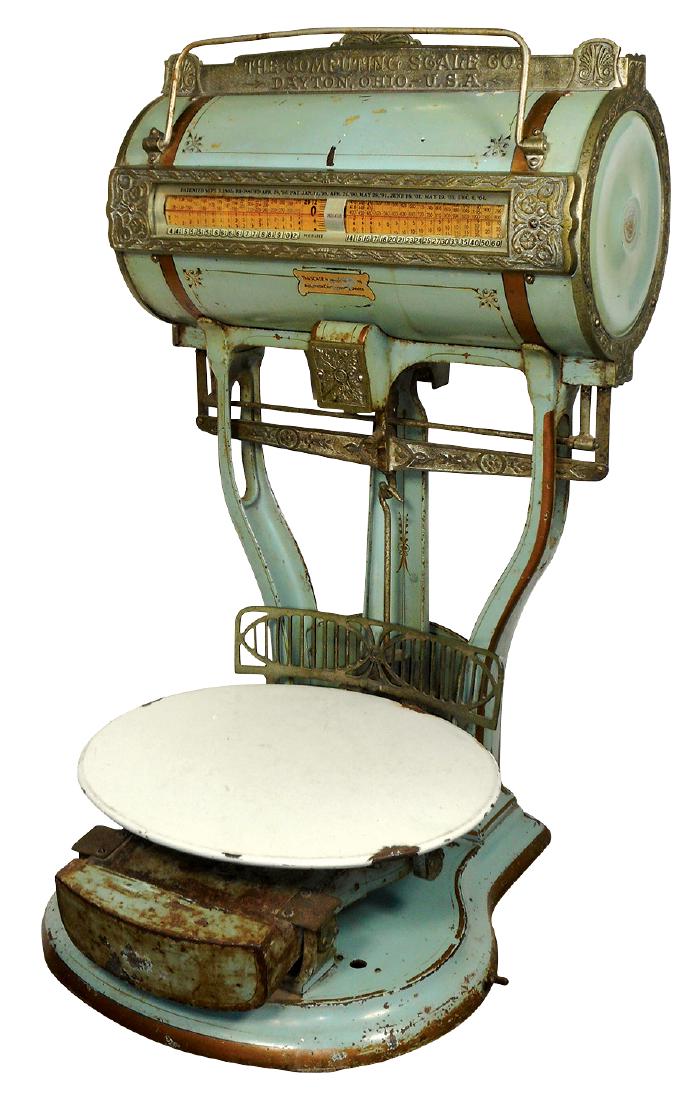 Country store scale, Dayton "Barrel"-The Computing (1 of 1)