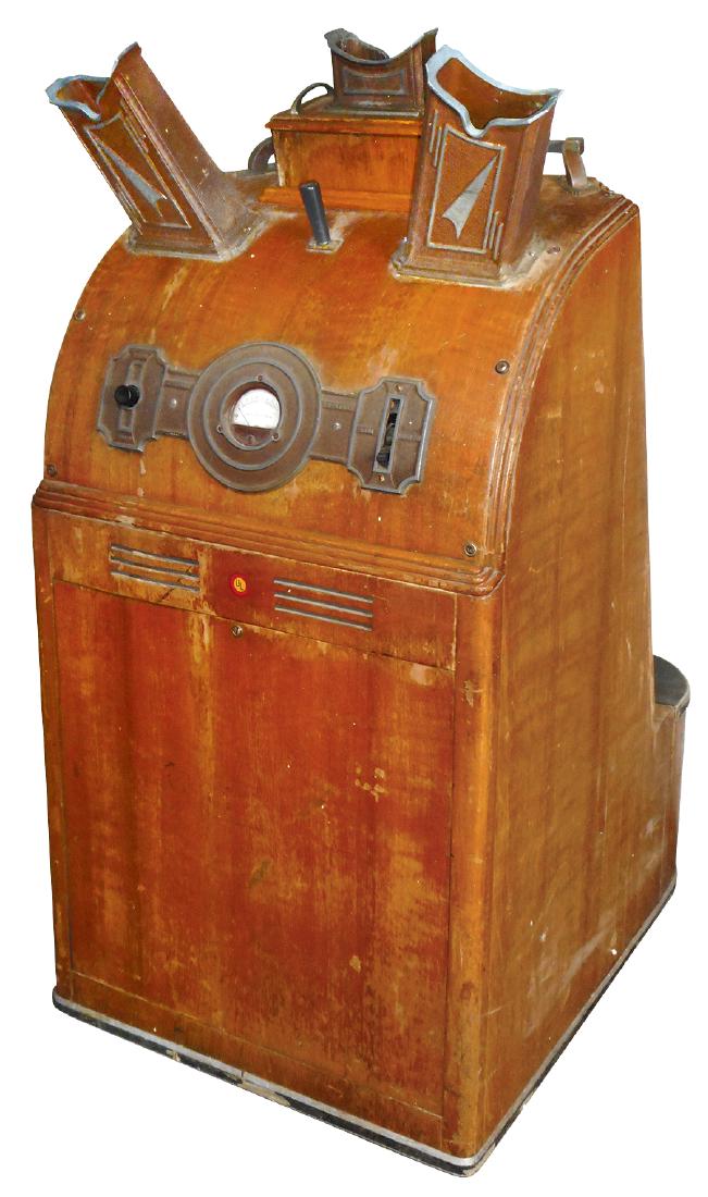 Shoe store XRay machine, "Shoe Fitting Fluoroscope",