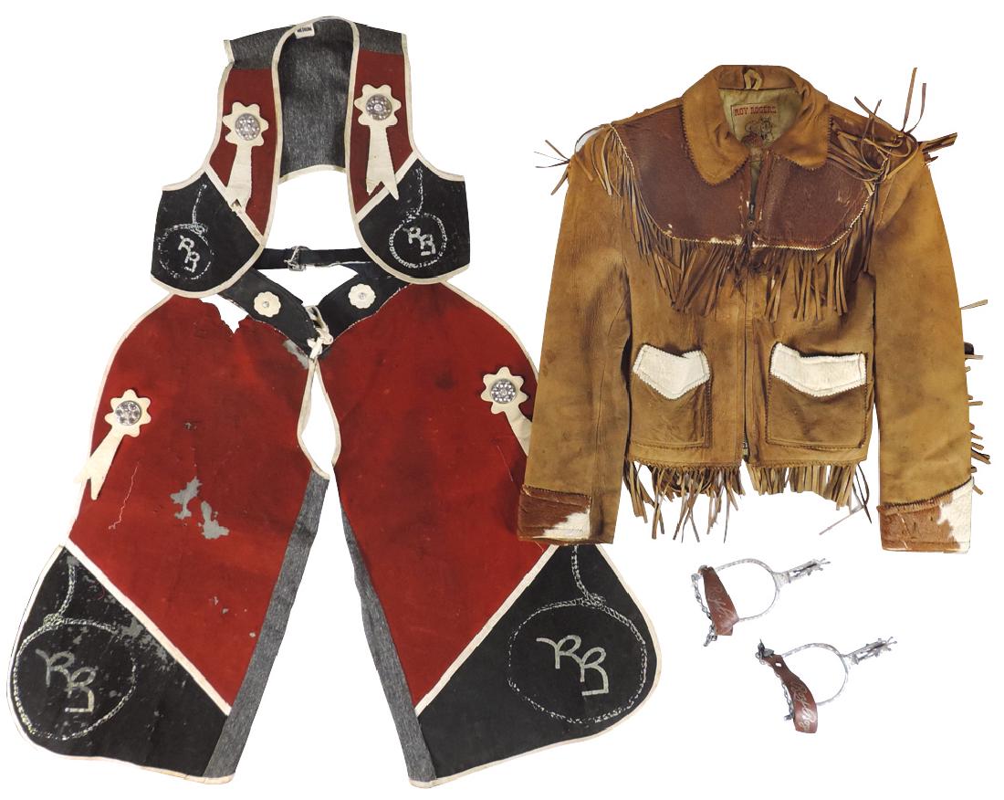 Roy Rogers child's fringed leather jacket w/orig "Roy (1 of 1)