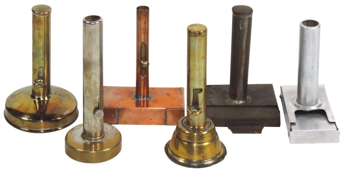 Ice cream wafer holders (6), not marked, metal round 2 (1 of 1)