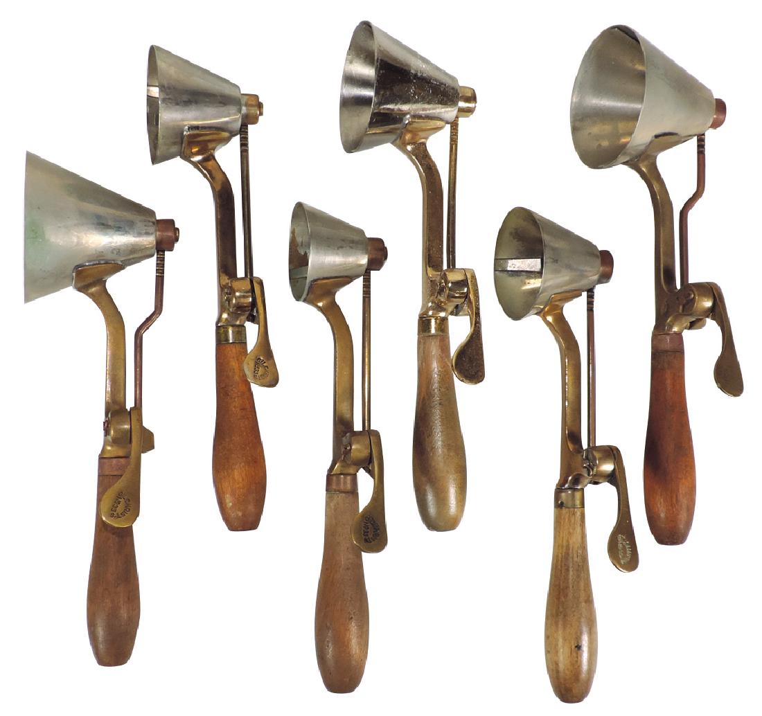 Ice cream dippers (6), Gilchrist #33, complete set (1 of 1)