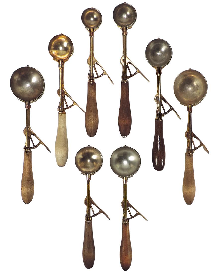 Ice cream dippers (8), Gilchrist #31, complete set (1 of 1)