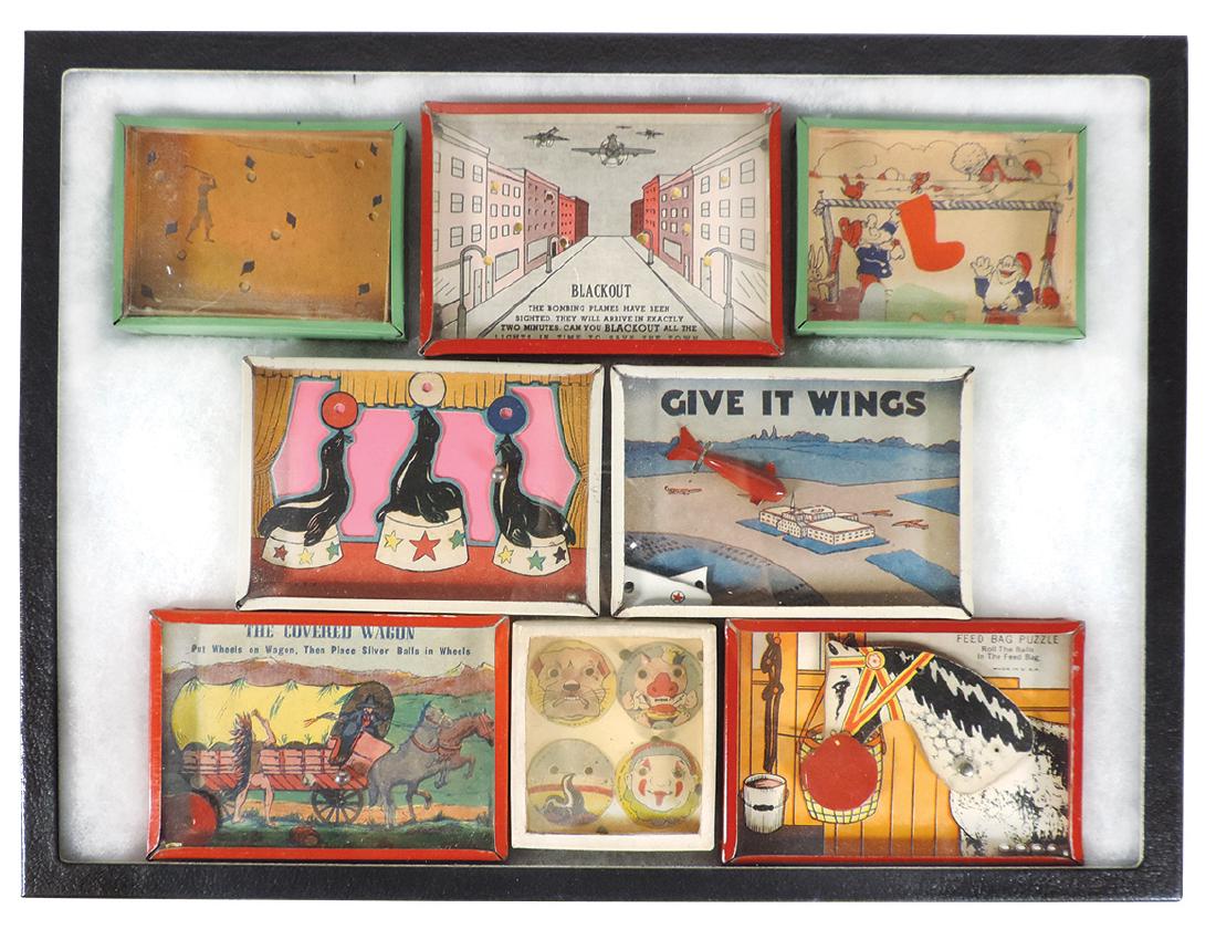 Toy dexterity puzzles (8), Golfer, Blackout, Dwarfs, (1 of 1)