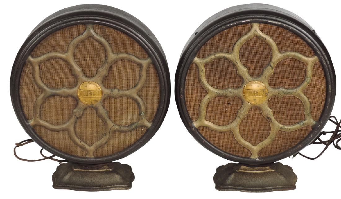 Radio speakers (2), Atwater Kent, type E3, c.1920's, (1 of 1)