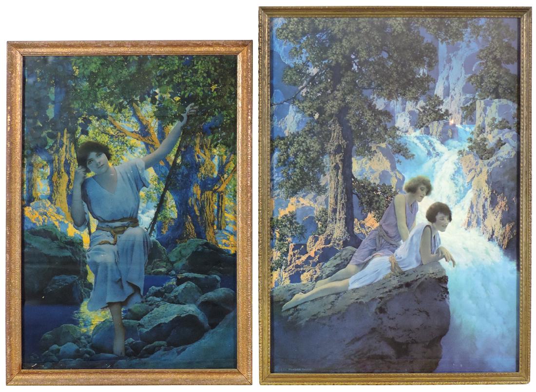 Maxfield Parrish prints (2), Dream Light, by Edison (1 of 1)
